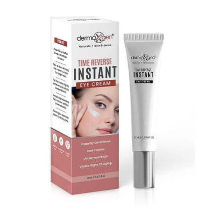 Dermaxgen Instant Eye Bag Cream, 12 mL Anti-Aging Under-Eye Cream to Help Reduce the Appearance of Puffiness, Dark Circles & Fine Lines